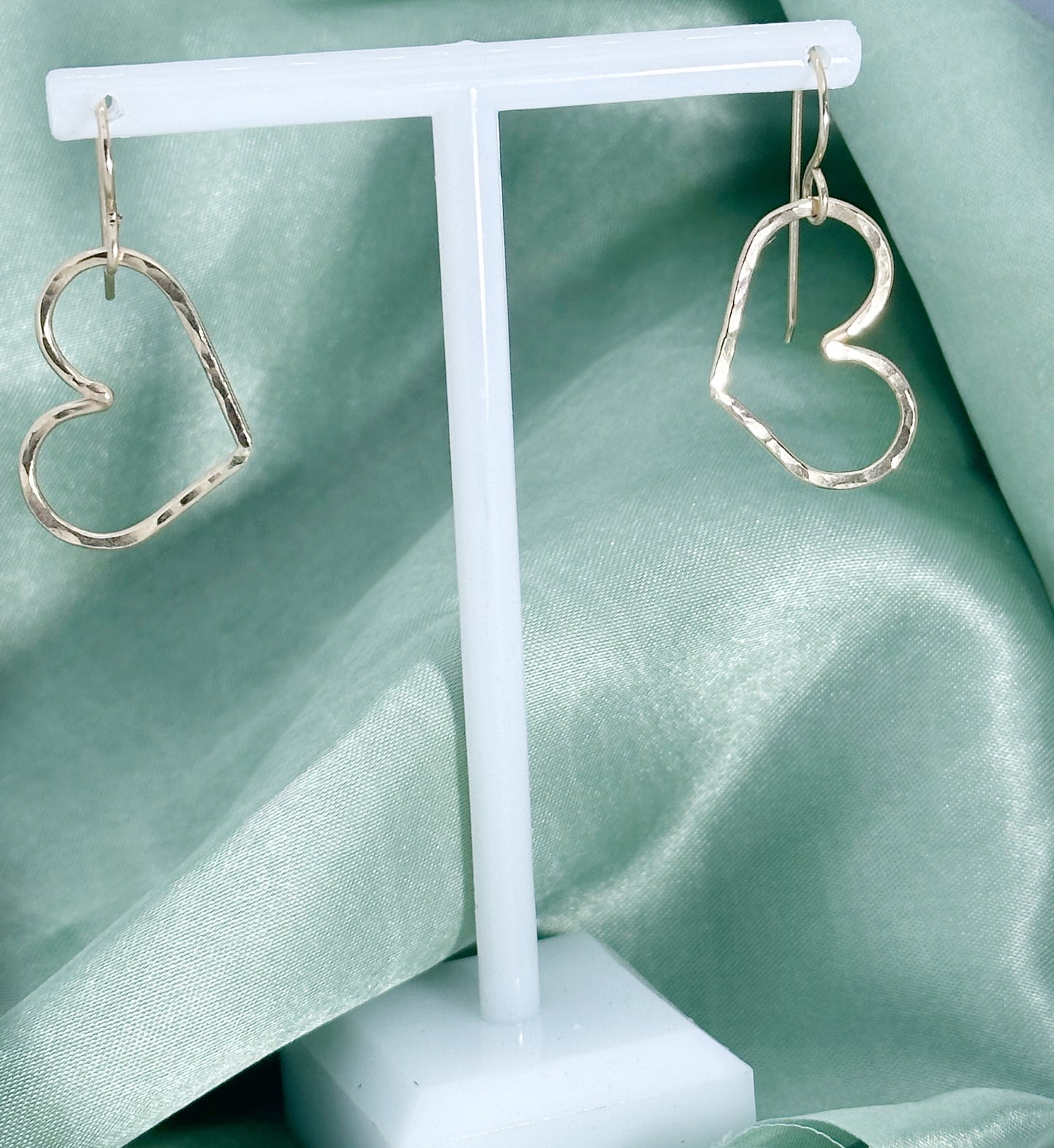 Heart of gold earrings