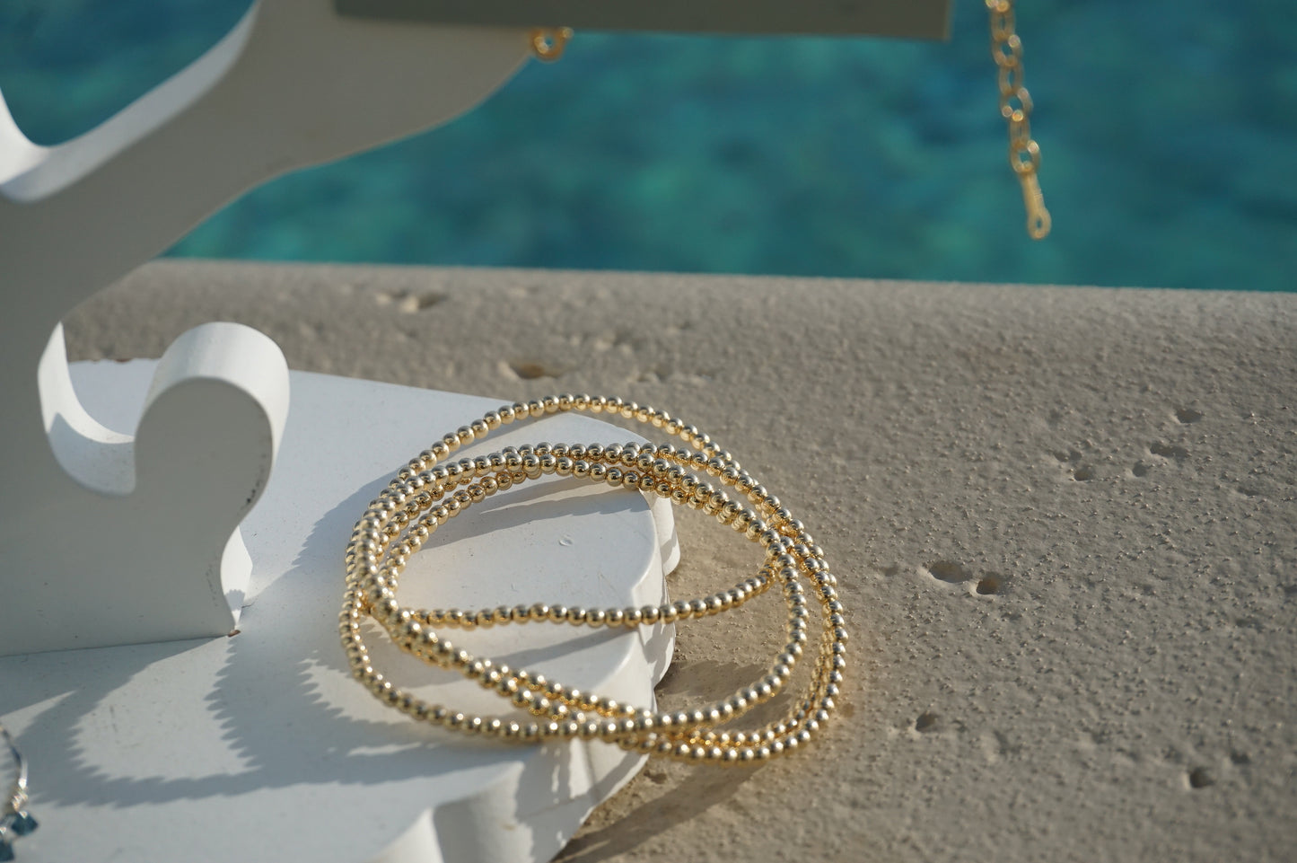 14k Gold Bubble bracelet