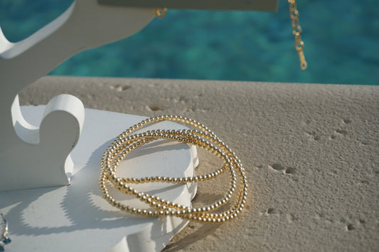 14k Gold Bubble bracelet
