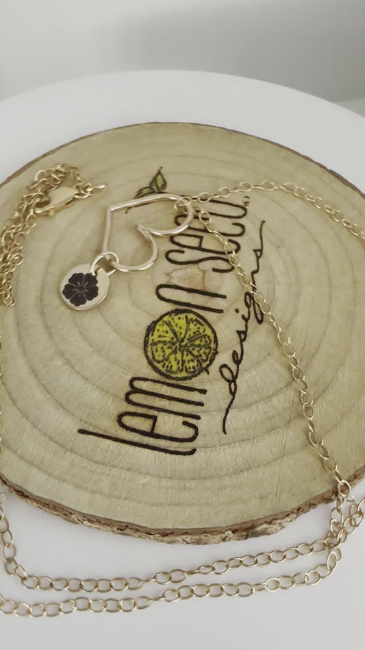 Hawaiian heart Hawaii necklace